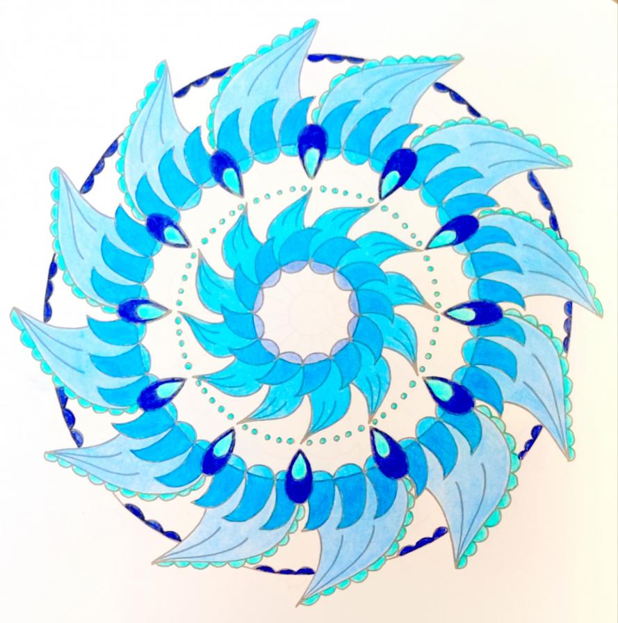 Keep me calm mandala 9