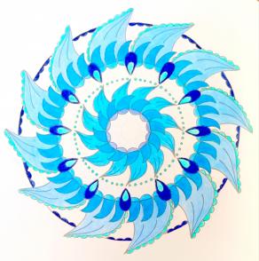 Keep me calm mandala 9