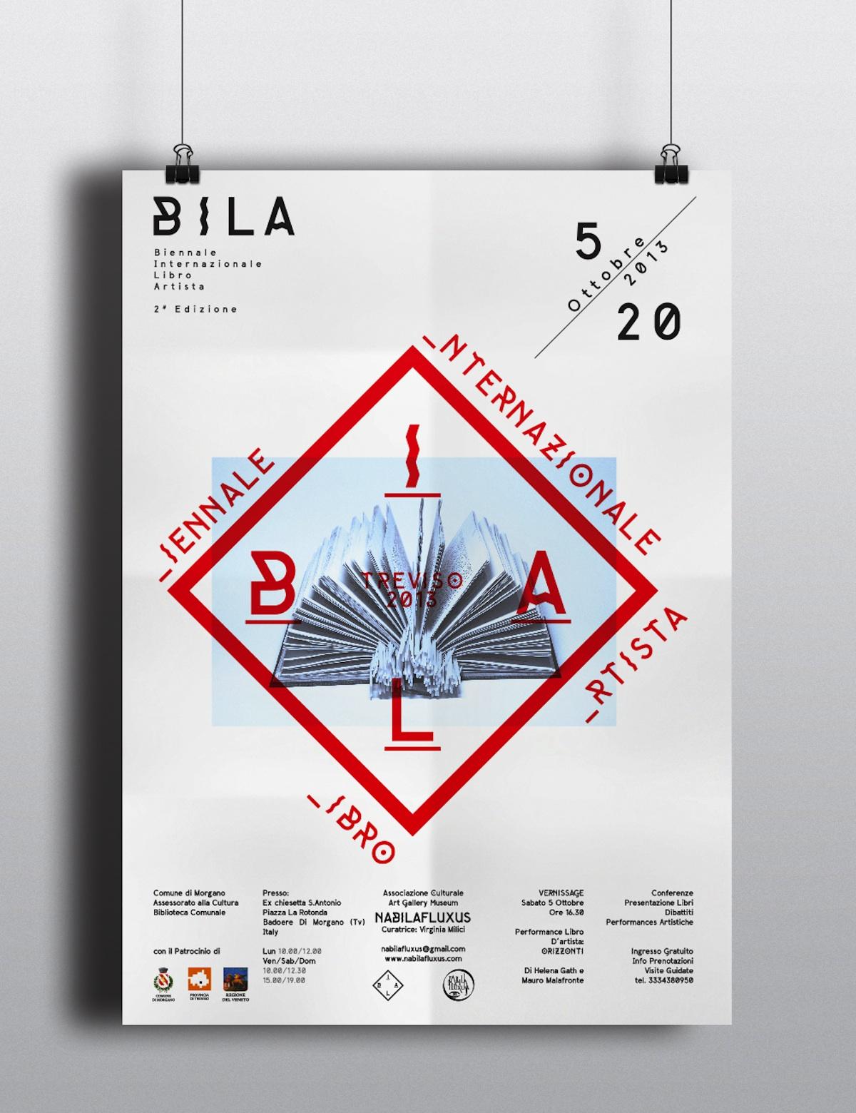 B.I.L.A 2°edizione Biennale Internazionale del Libro D’Artista, Treviso Regione Veneto