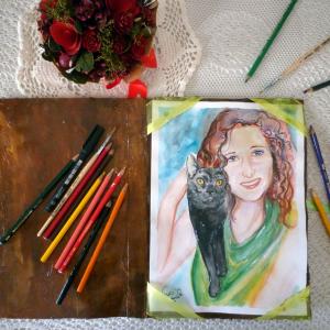 Ritratti su commissione, ritratti a matita, ritratti olio su tela, tecniche miste