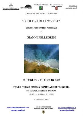 Locandina Mostra Gianni Pellegrini Foyer Cinema Comunale Folgaria TN Locandina Mostra Gianni Pellegrini Foyer Cinema Comunale Folgaria TN