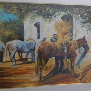 la raccolta del grano