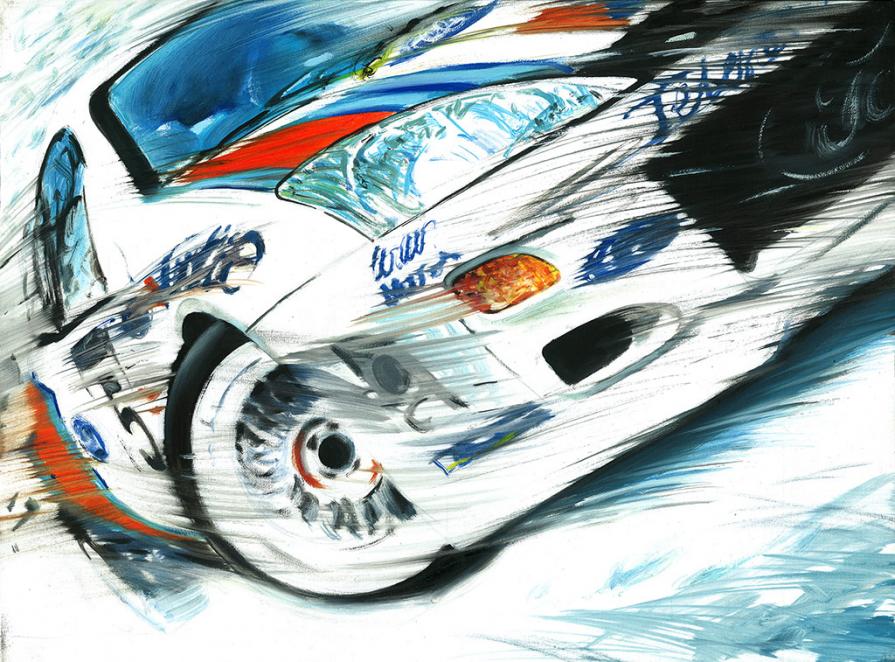 Colin McRae on Ford Focus Martini Racing Rally WRC