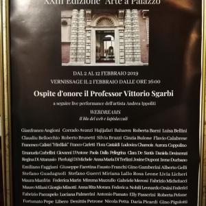  XXIII Edizione "Arte a Palazzo" in  mostra con i Grandi Maestri