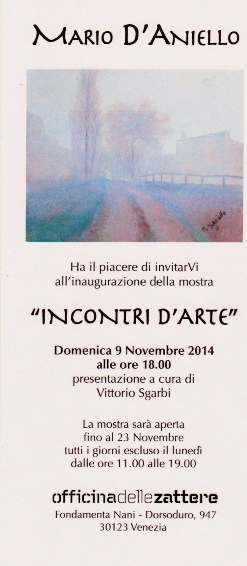 "INCONTRI  D'ARTE"