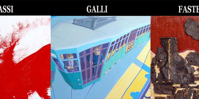 At the inauguration of personal exhibitions of: SAURO BENASSI STEFANO GALLI MAURO FASTELLI