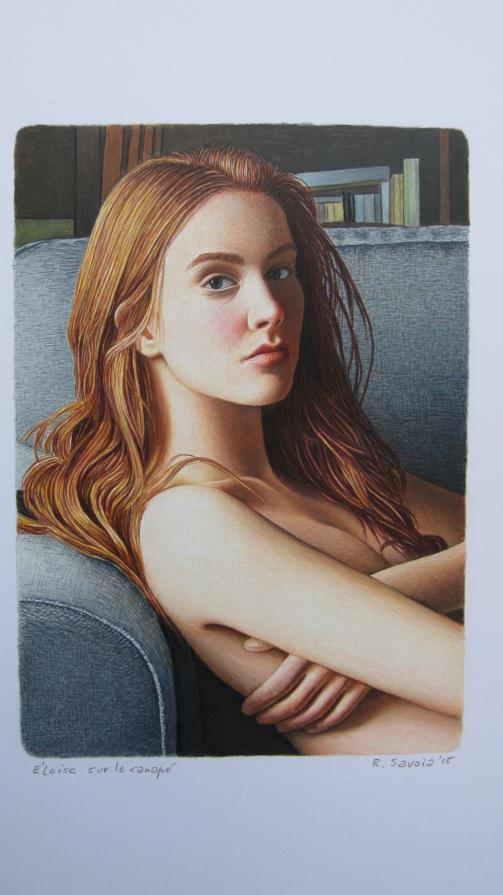 Eloise sur le canapé