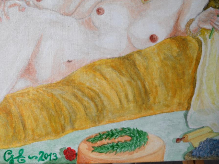 Saffo e Rodope (particolare)