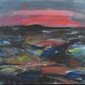 Olivier Steffens – Abstract- olio su tela - 50 x 40