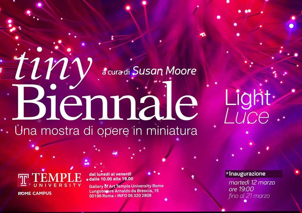 -Light- Tiny Biennale- by Susan Moore- Gallery of Art Temple University Rome.