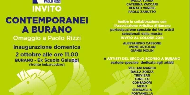 Contemporanei a Burano - Omaggio a Paolo Rizzi