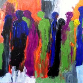 Gallery Reception for my Friends at Celeste