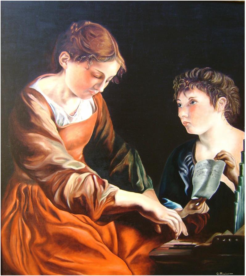 Santa cecilia (omaggio a Gentileschi)
