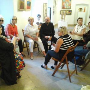 Art exhibition - The Golden Line in Sucha Beskidzka Art Gallery Castle