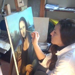 monna lisa (studiando i grandi maestri)