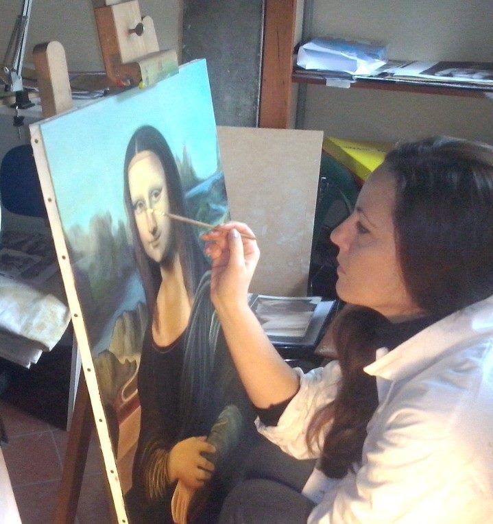monna lisa (studiando i grandi maestri)