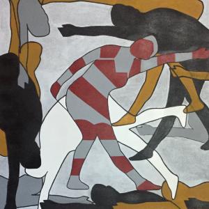 Ballerina #3 - righe rosse Ballerina #3 - righe rosse