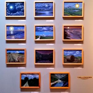 Carla Strozzieri is participating in the group art show "Shimmering" at the Gallery Ava, in Calicoon, NY.