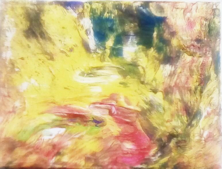 Nelle antiche rovine della civiltà Maya.