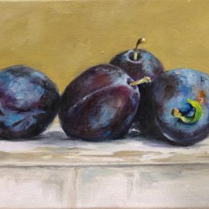 Prugne olio su tela 30 x 20 cm