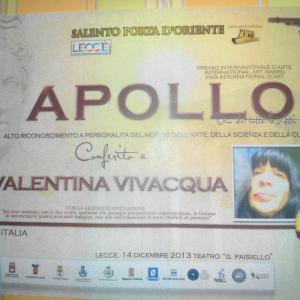 PREMIO APOLLO 2013