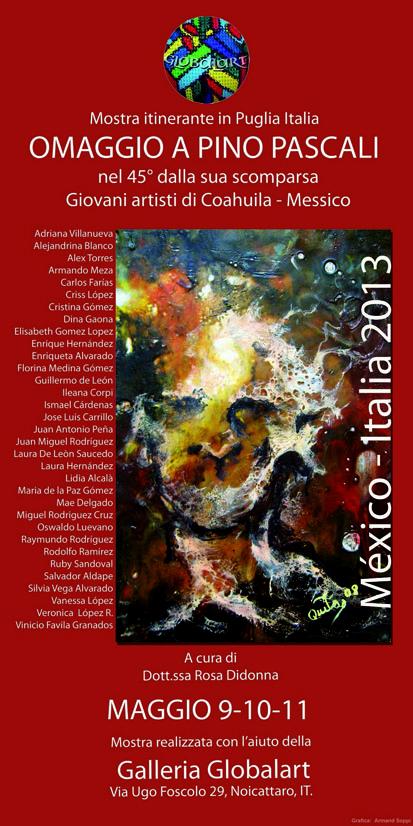 GLOBALART di Rosa Didonna presenta  "OMAGGIO A PINO PASCALI"