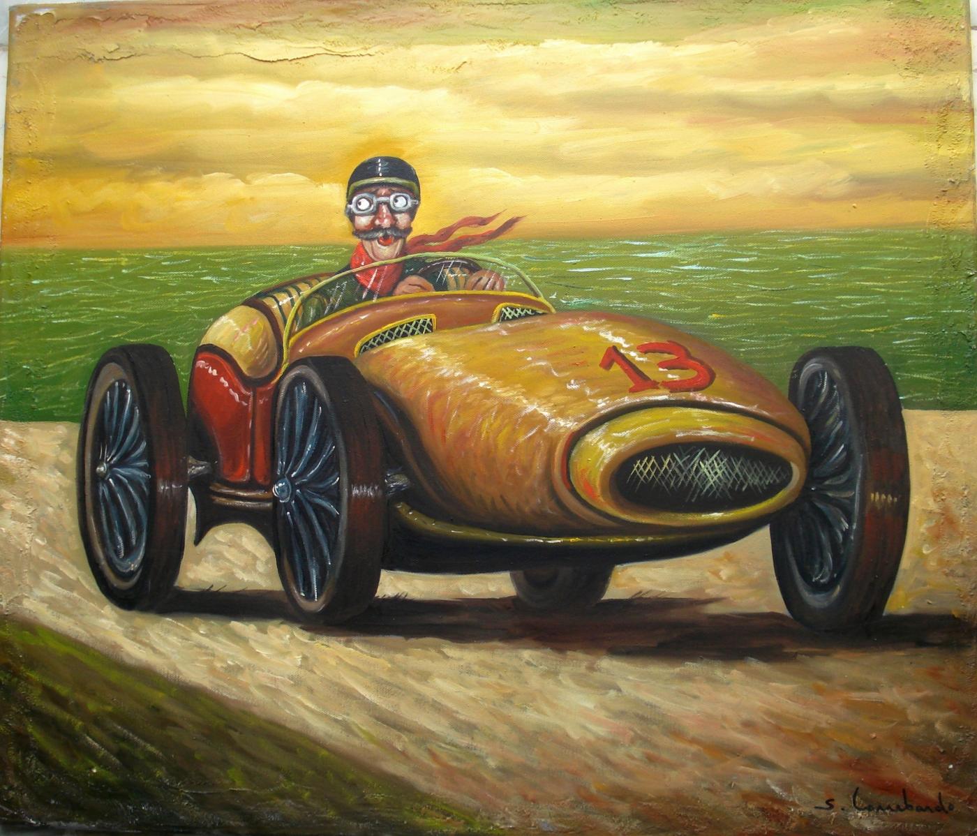 Nel mondo dei motori - opere di Salvo Lombardo in mostra al Parco Corolla a Milazzo