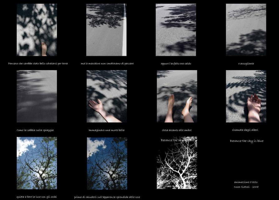 Because the sky is blue