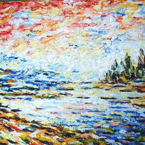 Bologna : Tramonto al Parco Talon