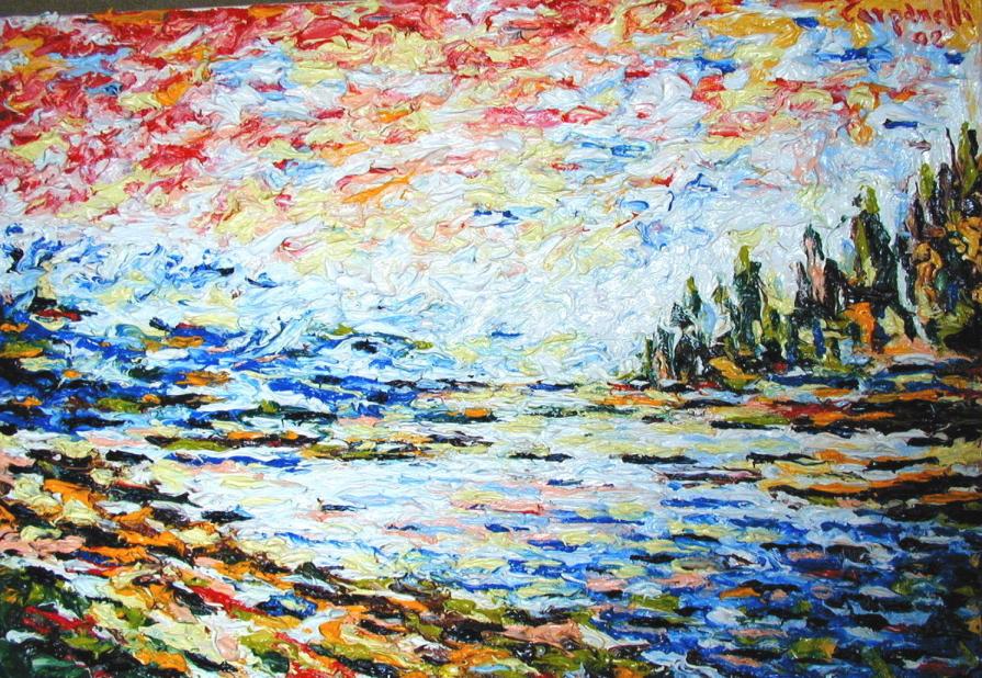 Bologna : Tramonto al Parco Talon