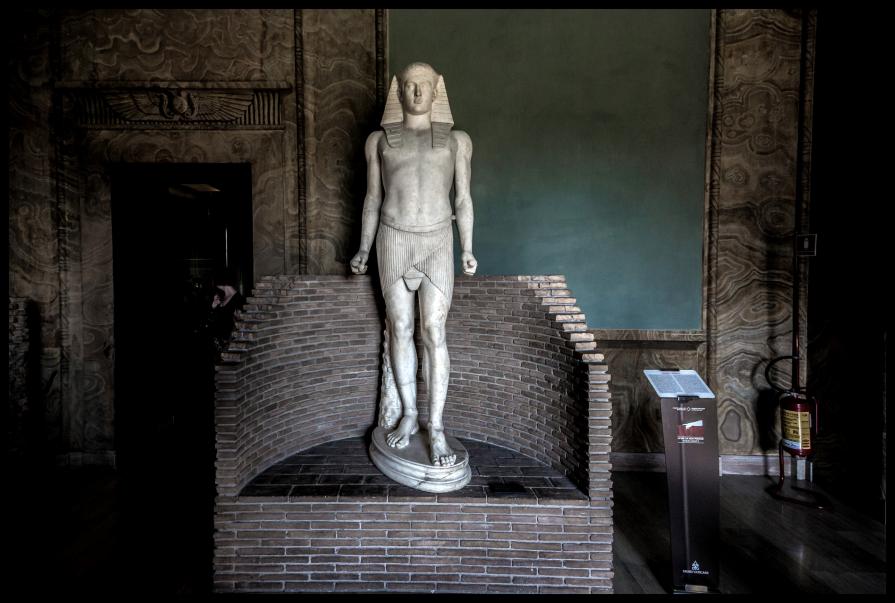 Antinoo divinizzato come Osiride; Musei Vaticani, Roma