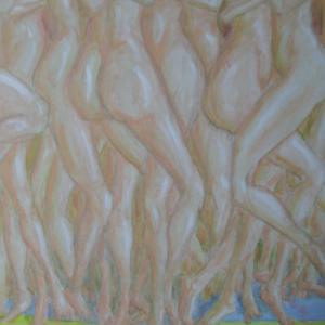 Little Top Model's fight (particolare) - Minute rivali - Nudo groviglio umido