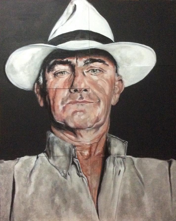 Man -motion painting