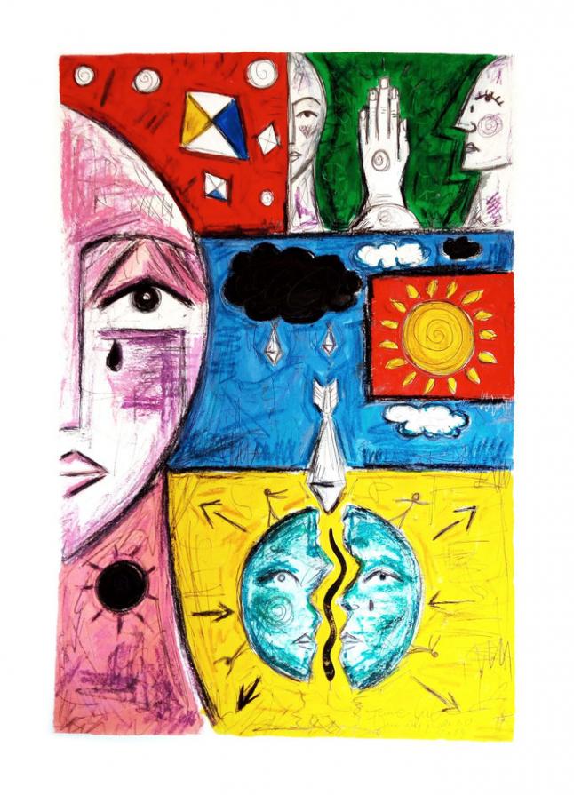 fuori dalla finestra 2.0 - 70x50 Francisco Garden