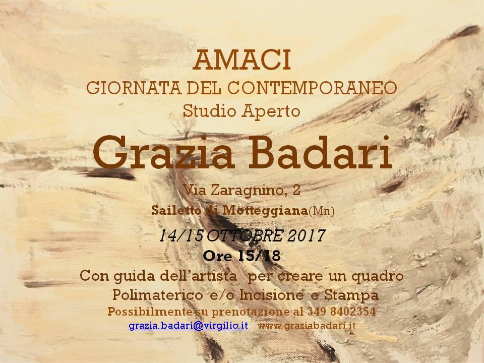AMACI giornata del Contemporaneo: STUDIO APERTO