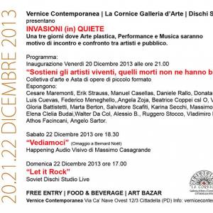 VERNICE & FRIENDS invasioni in quiete