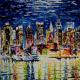 New York : Skyline di notte I