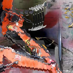 Worker Painting for worldwide Museum