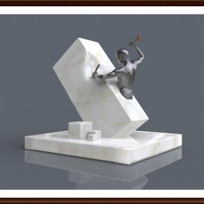 Il Cavatore - Dosa la forza e la fatica nella ricerca della libertà