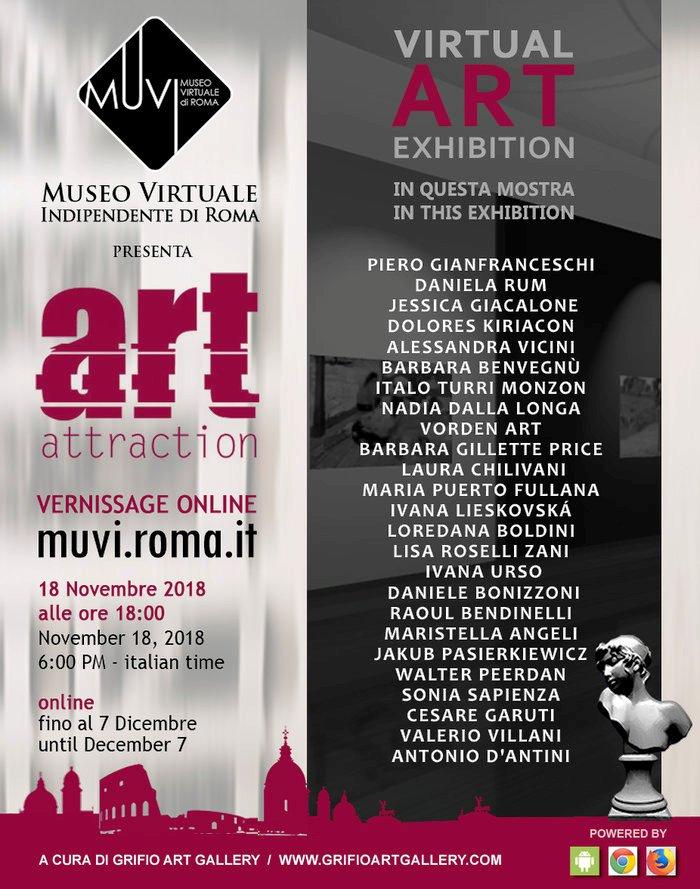 Maristella Angeli participates in "Art Attraction" International Virtual Art