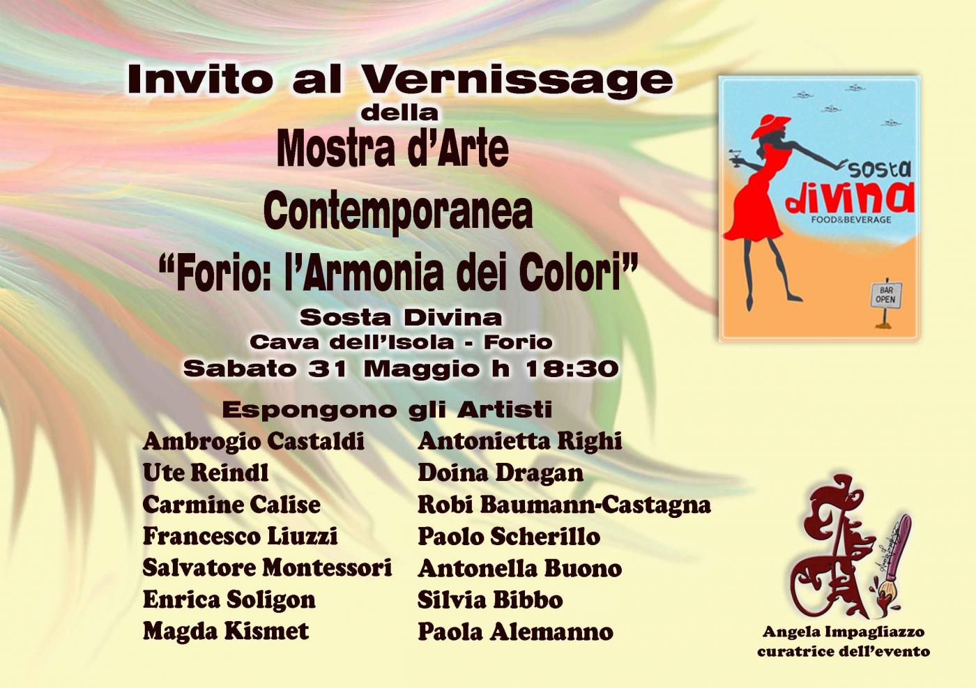 EXHIBITION OF CONTEMPORARY ART-FORIO: HARMONY OF COLORS