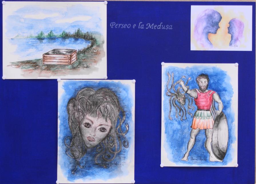 Illustrazioni di Marina Marchetti per il libro di favole di Sergio Gnudi "La mamma racconta gli eroi