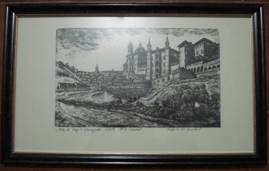 Umberto Franci - Urbino dopo la liberazione 1945 Umberto Franci - Urbino dopo la liberazione 1945