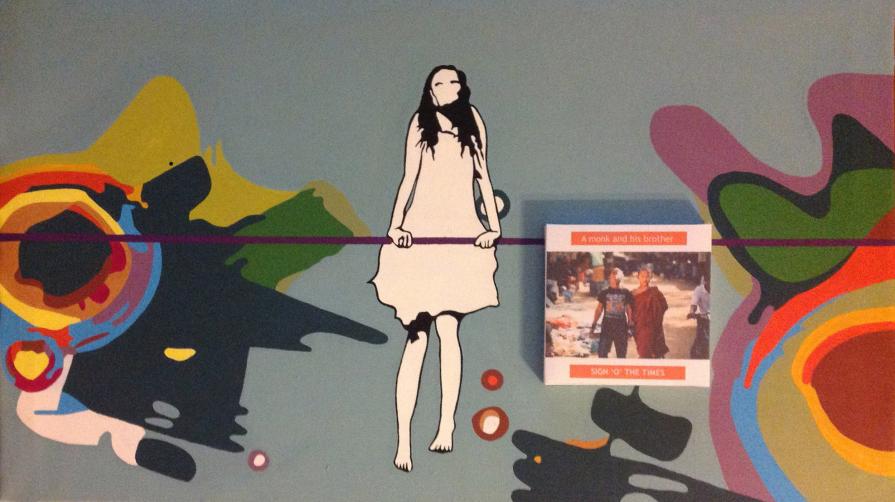 Sign 'o' the Times - A monk with his brother