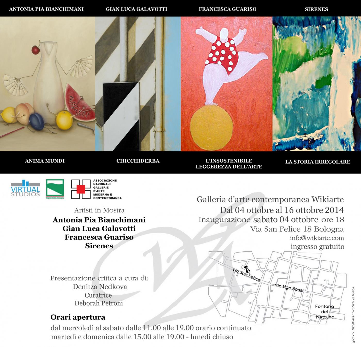 Mostra personale di A. P. Bianchimani, F. Guariso, G.L. Galavotti, Sirenes