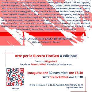Arte per la Ricerca FiorGen Arte per la Ricerca FiorGen