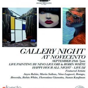 gallery night at novecento