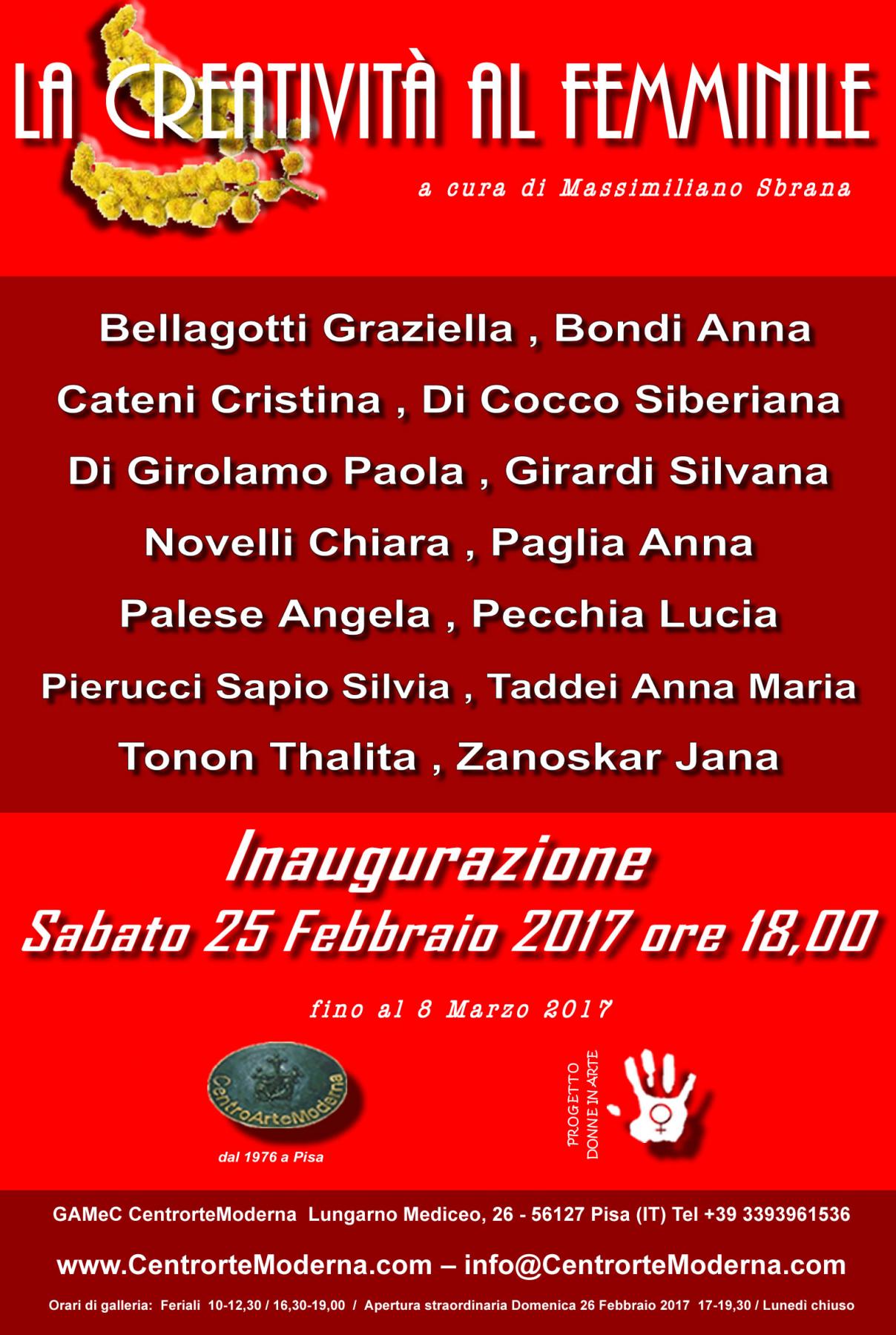 La Creatività al Femminile 2017 La Creatività al Femminile 2017