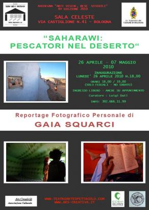 Locandina Mostra Gaia Squarci Sala Celeste Bologna Locandina Mostra Gaia Squarci Sala Celeste Bologna