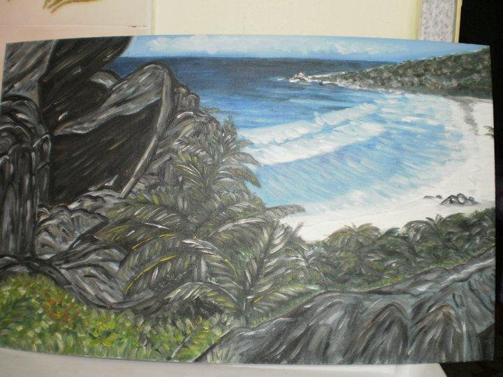 Paesaggio delle Seychelles